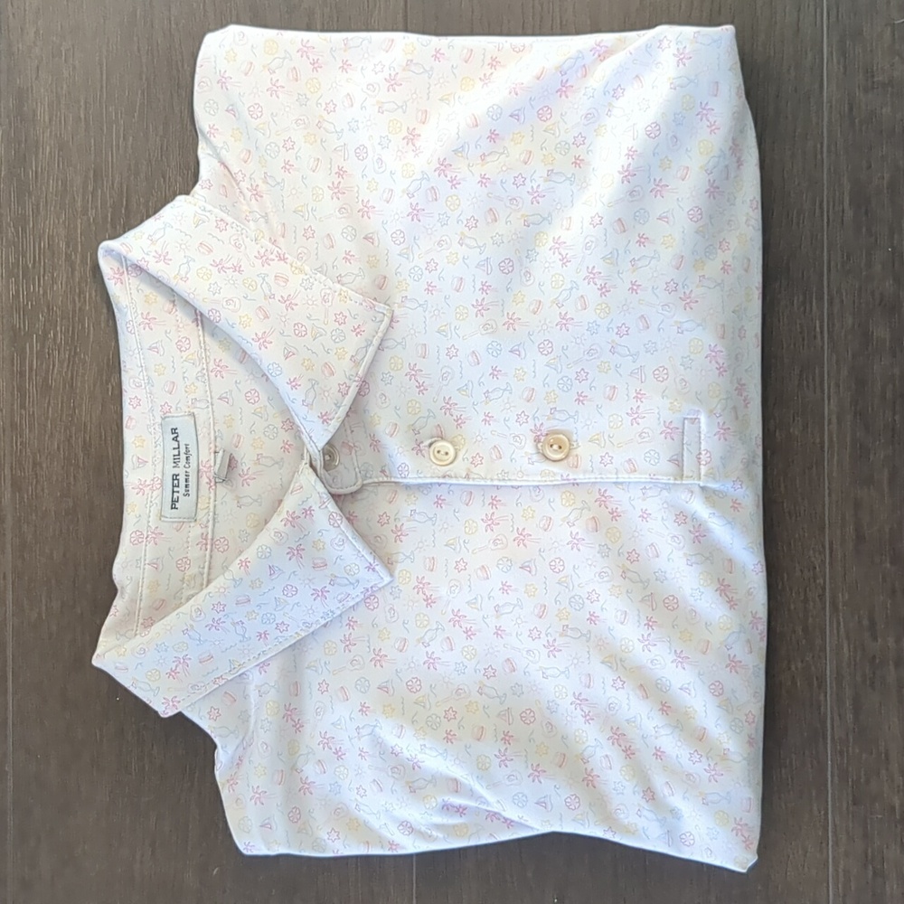 Peter Millar Patterned Polo Shirt